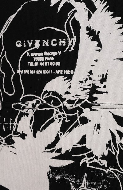 Хлопковое худи GIVENCHY, арт. BMJ0C63Y69, фото 5