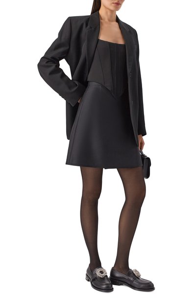 Кожаные лоферы galaxy MACH & MACH, арт. FW25-S0743-30-NAP-BLK, фото 3