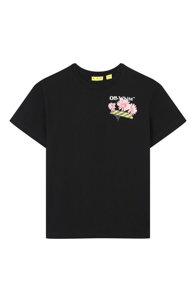 Хлопковая футболка OFF-WHITE, арт. 0GAA001S26JER004_001