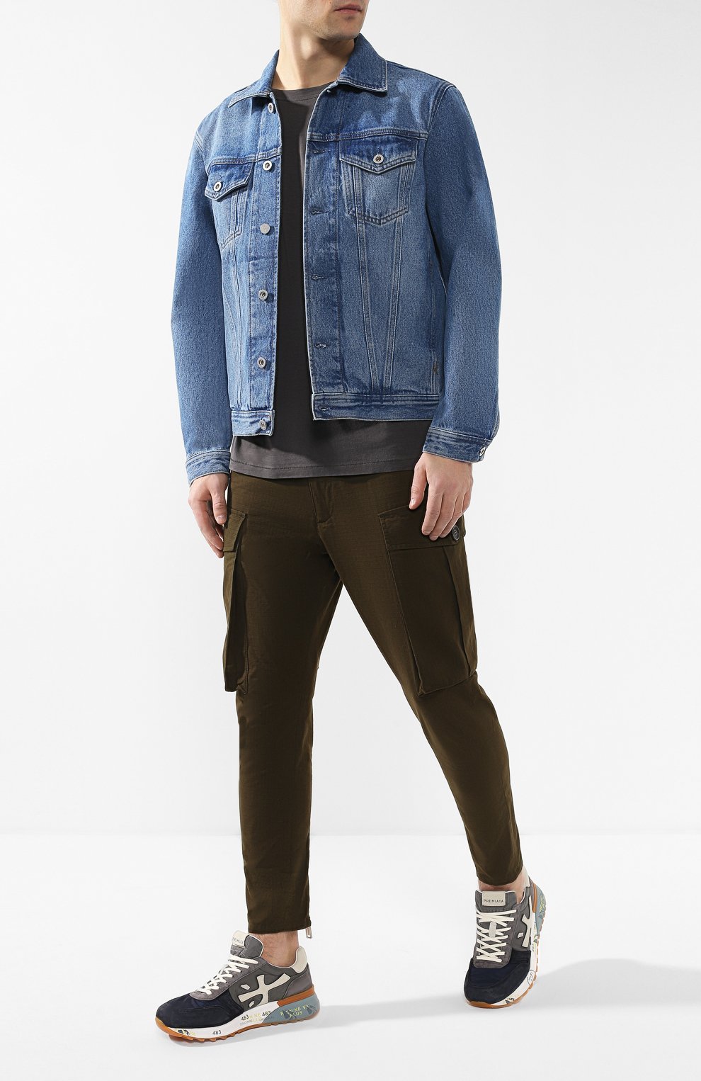 Комбинированные кроссовки mick PREMIATA, арт. MICK/VAR 3753, фото 2