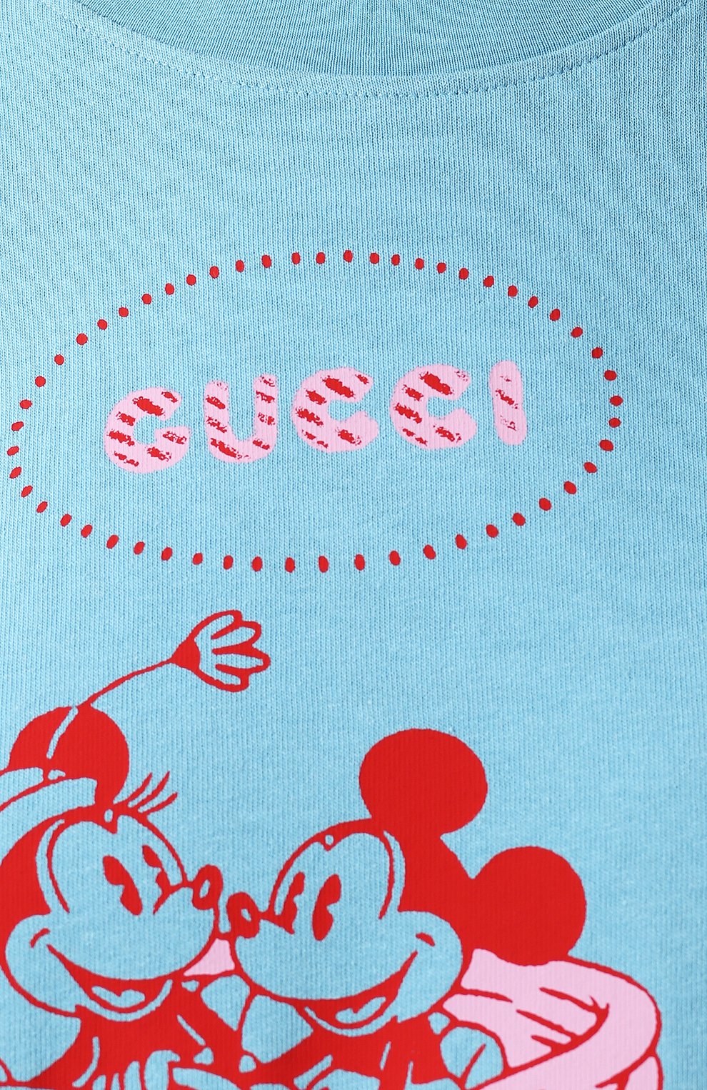 Хлопковая футблока disney x gucci GUCCI, арт. 580762/XJBYB, фото 5