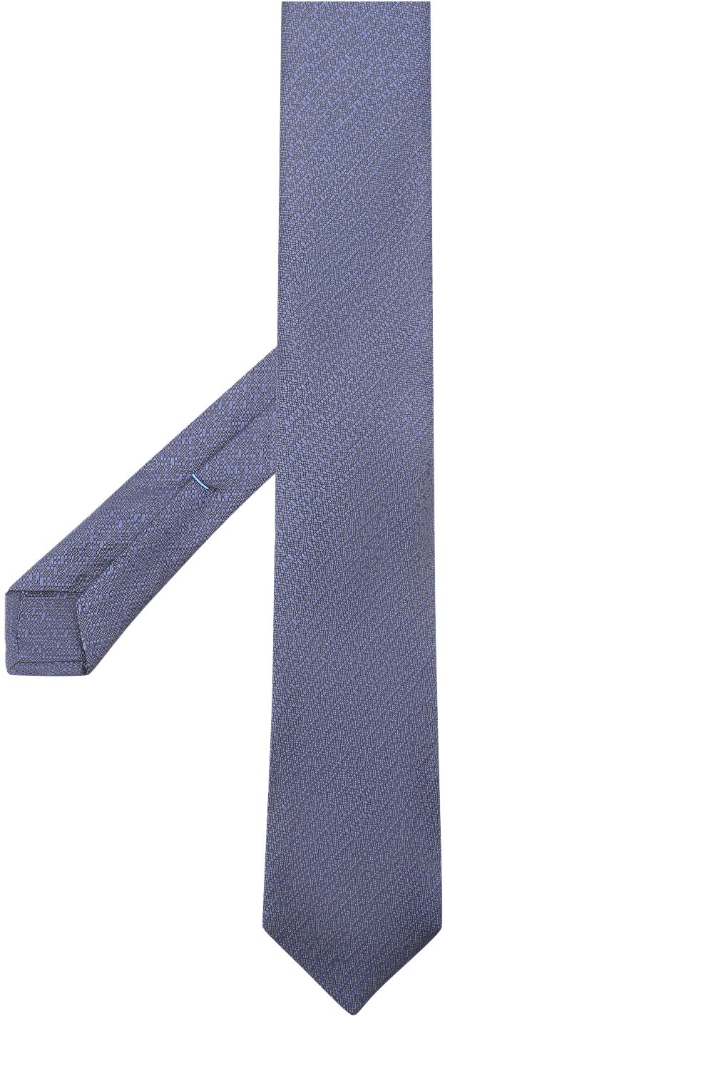 Шелковый галстук LANVIN темно-синего цвета по цене 15950 руб., арт. 2014/TIE, фото 2 Шелковый галстук LANVIN, арт. 2014/TIE, фото 2