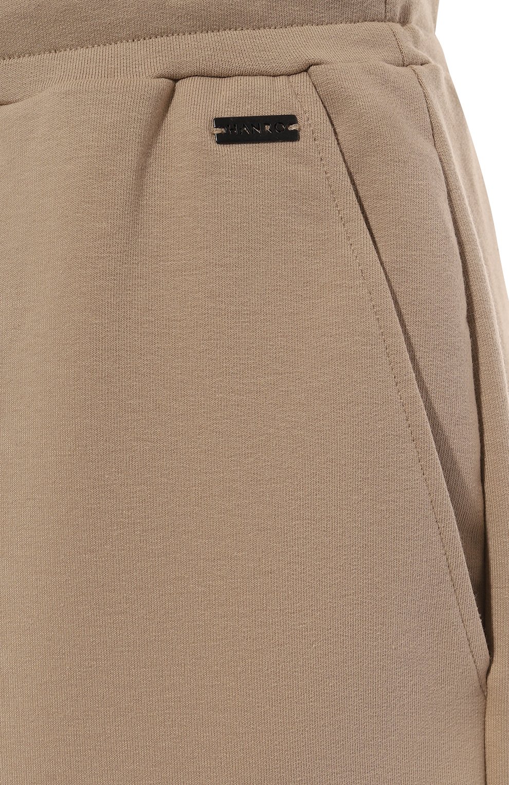 Хлопковые джоггеры HANRO бежевого цвета по цене 21240 руб., арт. 075951, фото 5 Хлопковые джоггеры HANRO, арт. 075951, фото 5