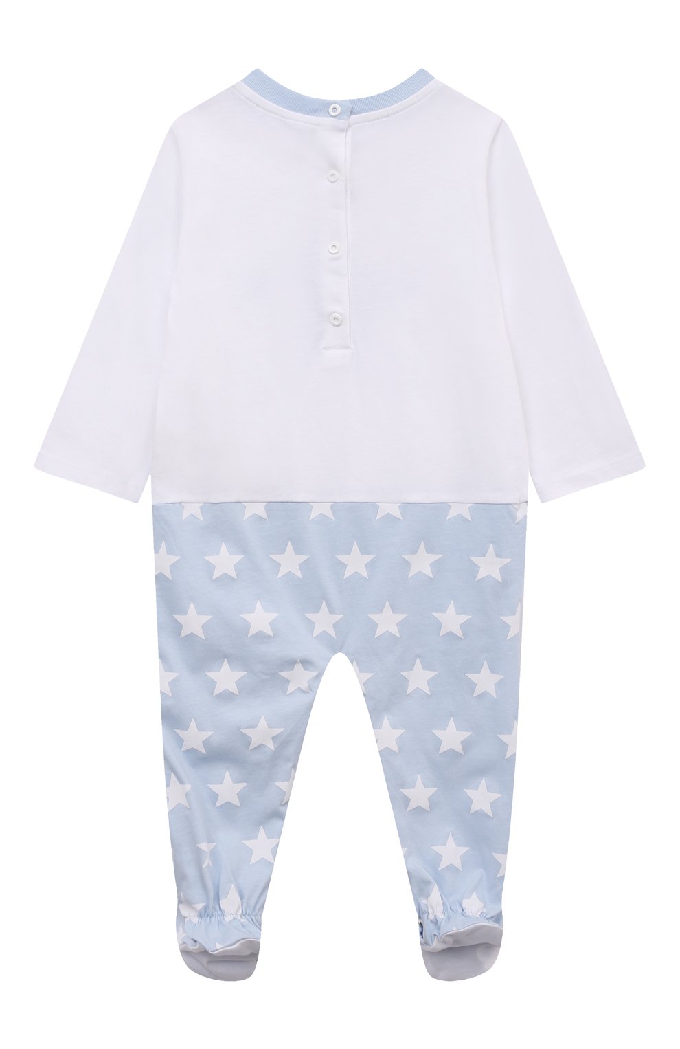 Комплект из трех предметов BALMAIN голубого цвета по цене 35150 руб., арт. BUB61A, фото 3 Комплект из трех предметов BALMAIN, арт. BUB61A, фото 3