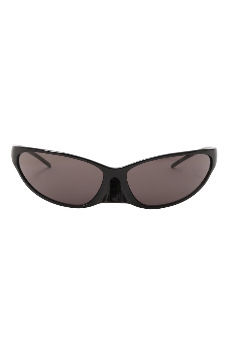 Женские солнцезащитные очки BALENCIAGA черного цвета, арт. BB0349S 001 | Фото 3 (Нос: Не проставлено; Региональные ограничения белый список (Axapta Mercury): Не проставлено; Материал: Пластик; Тип очков: С/з; Очки форма: Маска, Креативные; Оптика Гендер: оптика-женское)
