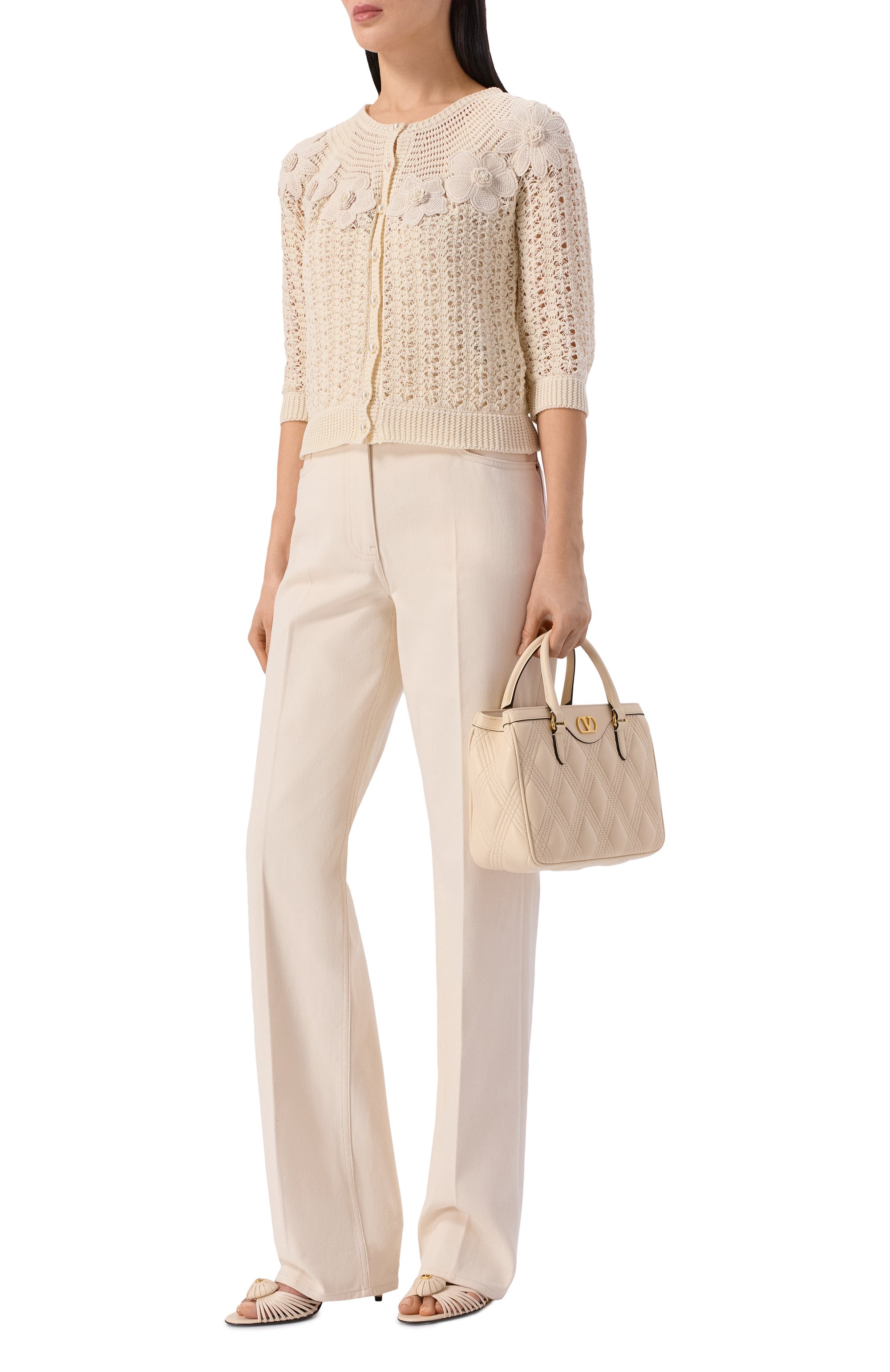 Хлопковый кардиган VALENTINO, арт. 8B3KA14F/9W4, фото 2