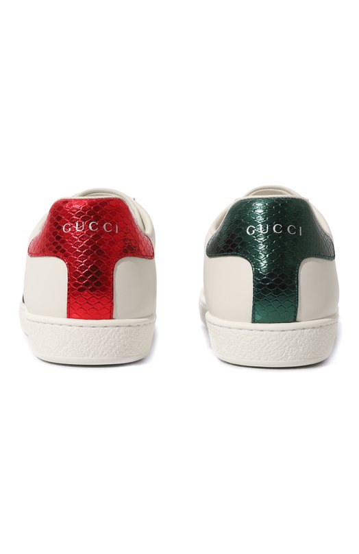 фото Кожаные кеды ace gucci