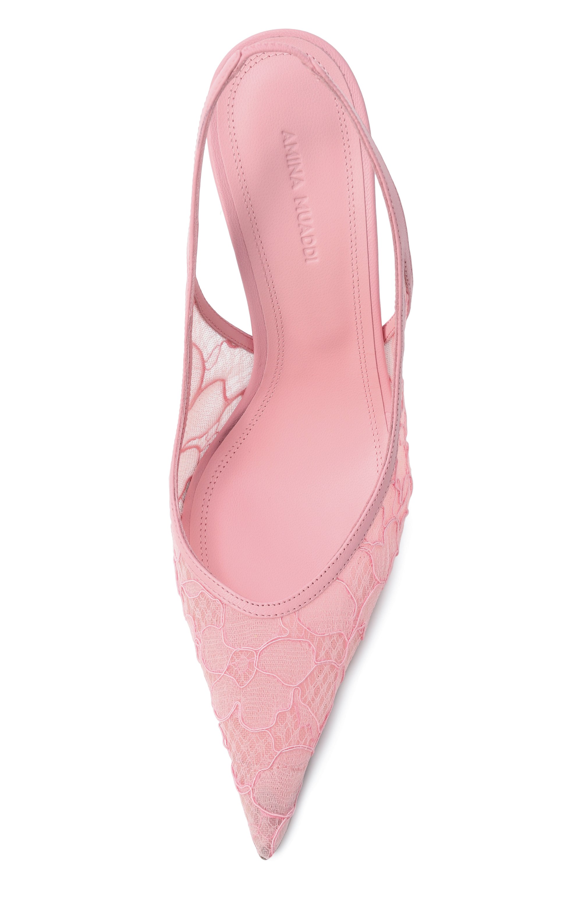 Текстильные туфли anok lace sling 105 AMINA MUADDI, арт. AN0K LACE SLING 105/LACE, фото 6