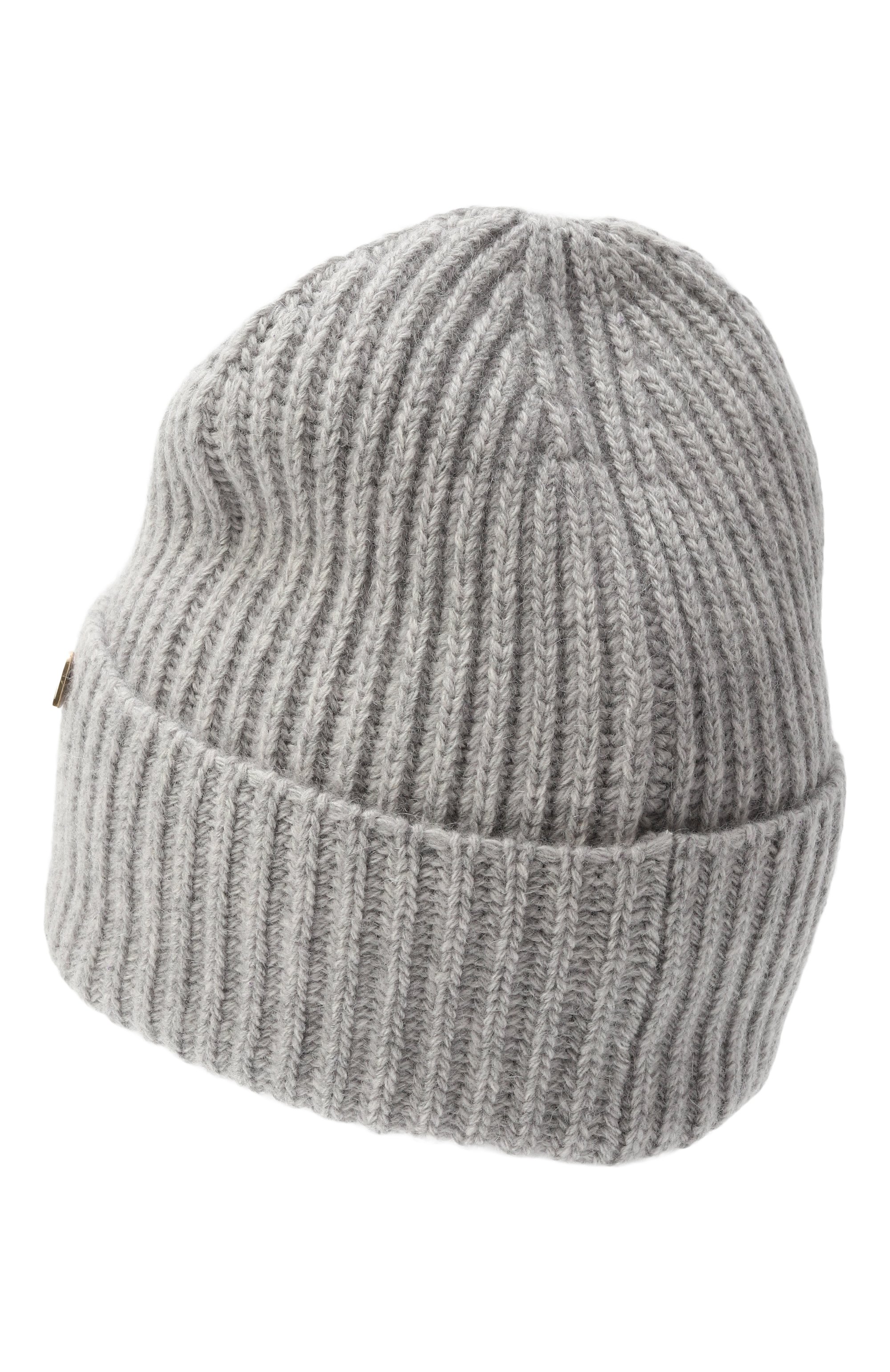 Шапка из шерсти и кашемира IL TRENINO серого цвета по цене 13300 руб., арт. FW-5894, фото 2 Шапка из шерсти и кашемира IL TRENINO, арт. FW-5894, фото 2