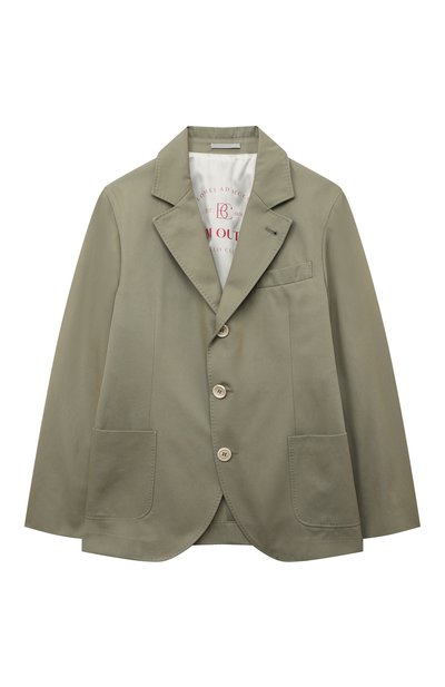 Хлопковый пиджак BRUNELLO CUCINELLI, арт. BS443K726B