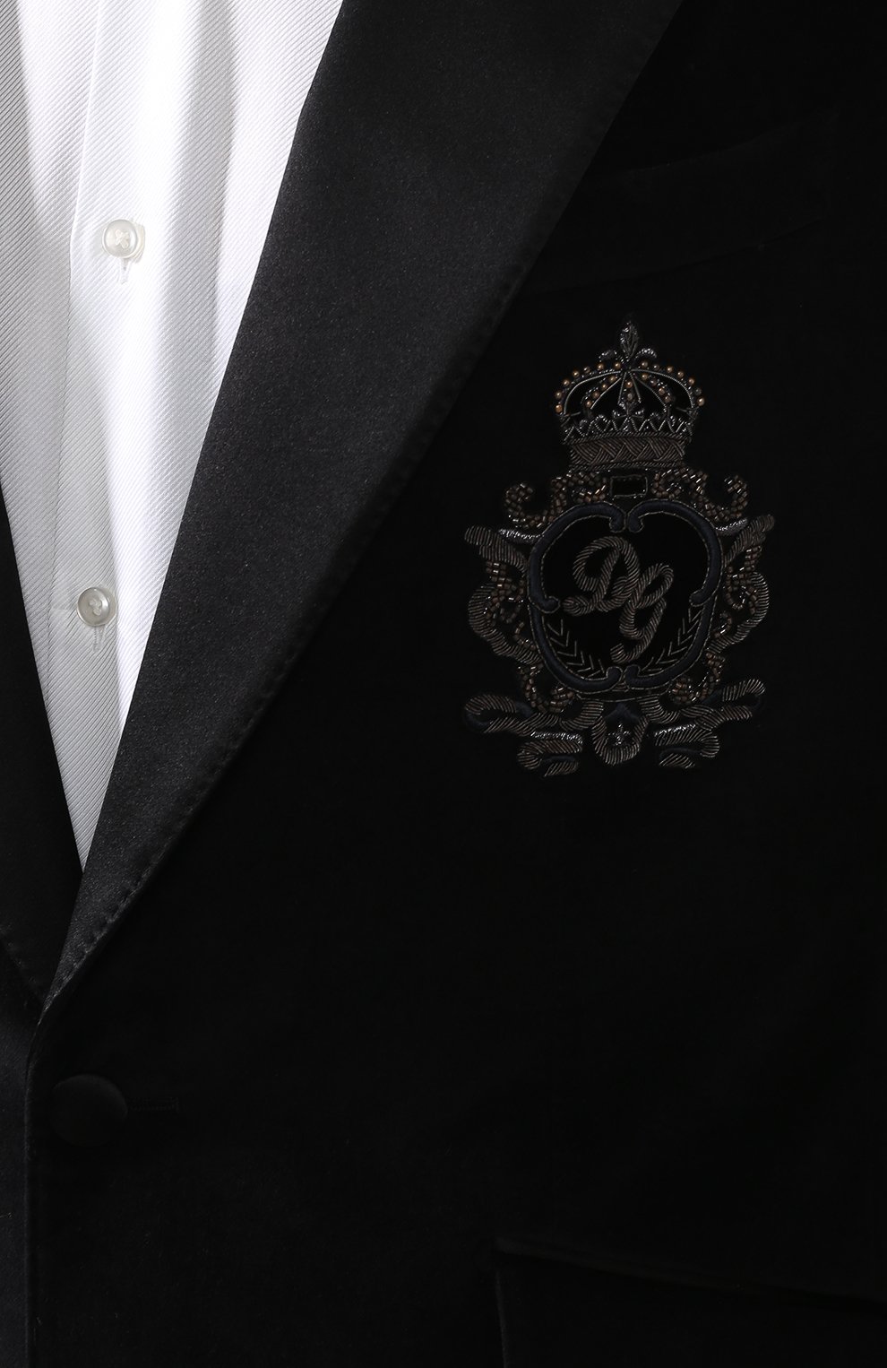 Пиджак из смеси хлопка и шелка DOLCE & GABBANA, арт. G2MD9Z/GEF96, фото 5