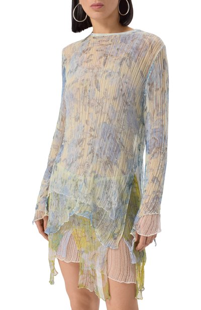 Хлопковый лонгслив DIESEL, арт. A18017/0AFBT, фото 3