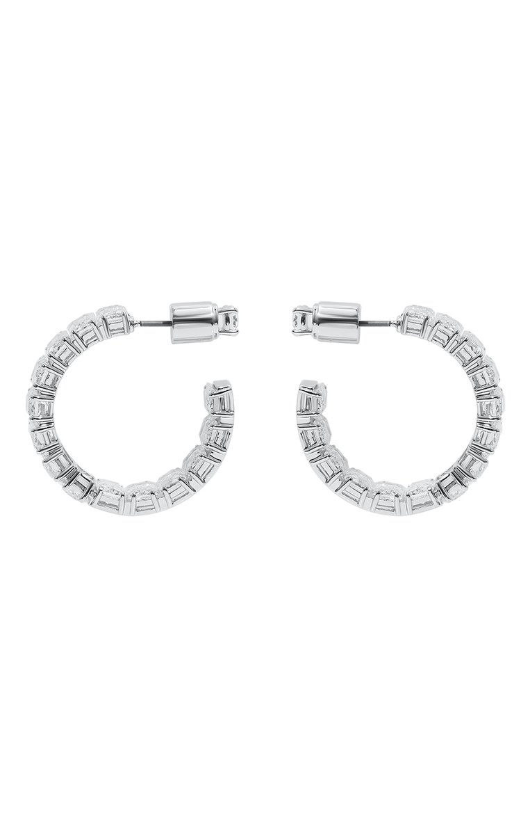 Женские серьги millenia SWAROVSKI серебряного цвета, арт. 5612673 | Фото 1 (Региональные ограничения белый список (Axapta Mercury): Не проставлено; Нос: Не проставлено; Материал: Металл, Кристаллы)