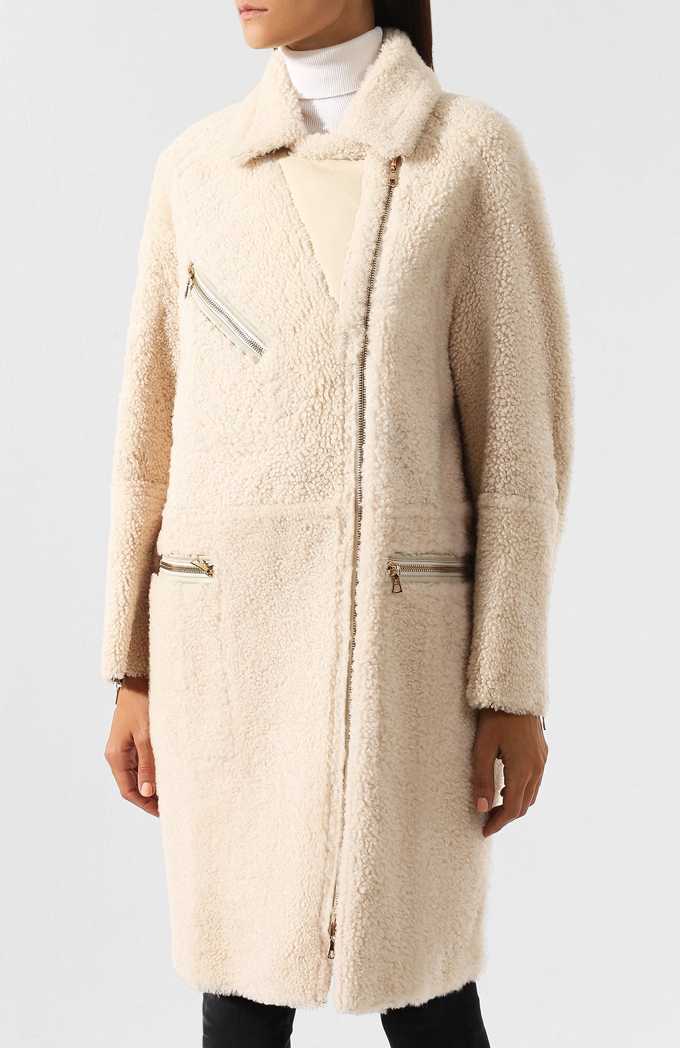 Дубленка из овчины YVES SALOMON, арт. 20WYM60500MRMX, фото 3