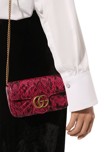 Сумка gg marmont super mini GUCCI, арт. 476433 LV7BE, фото 2