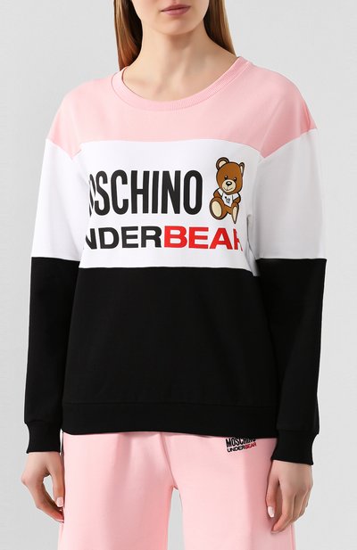 Хлопковый свитшот MOSCHINO, арт. A1729/9012, фото 3