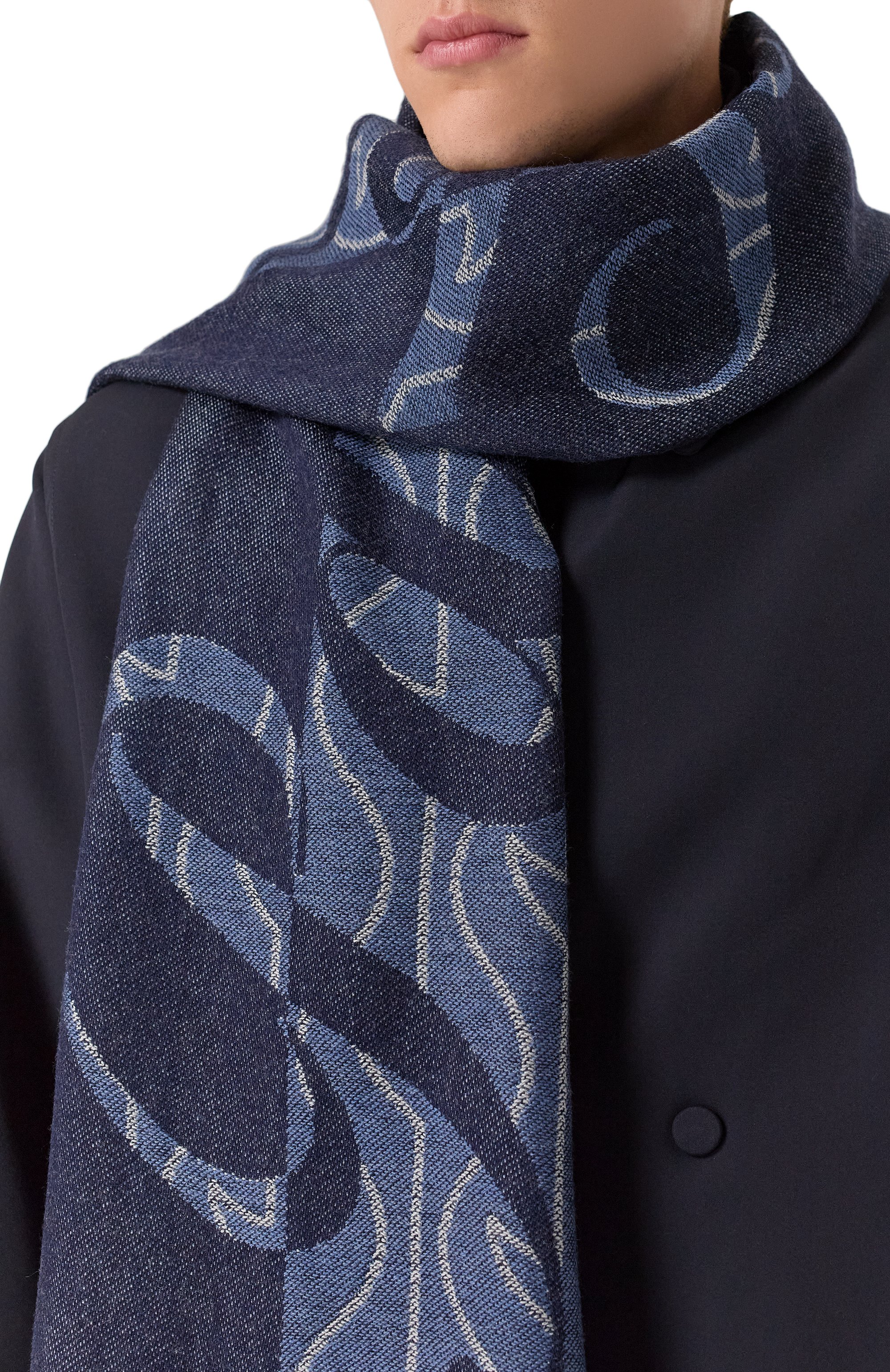 Шерстяной шарф PAUL&SHARK, арт. 15317006, фото 2