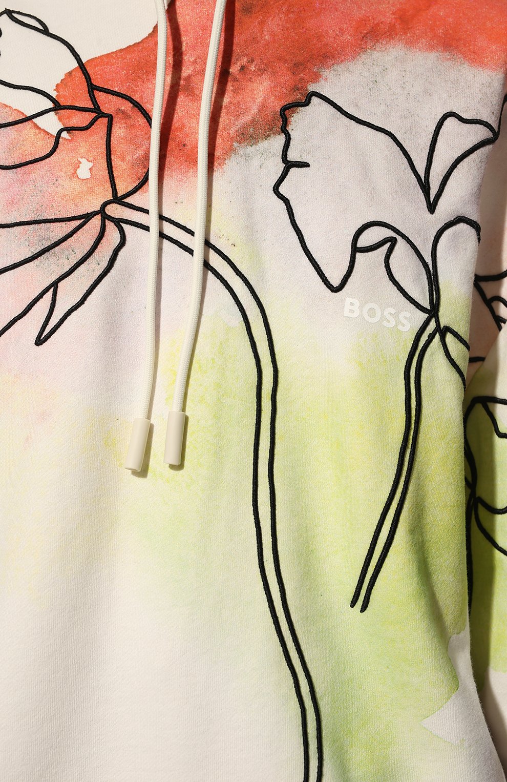 Хлопковое худи BOSS, арт. 50472277, фото 5