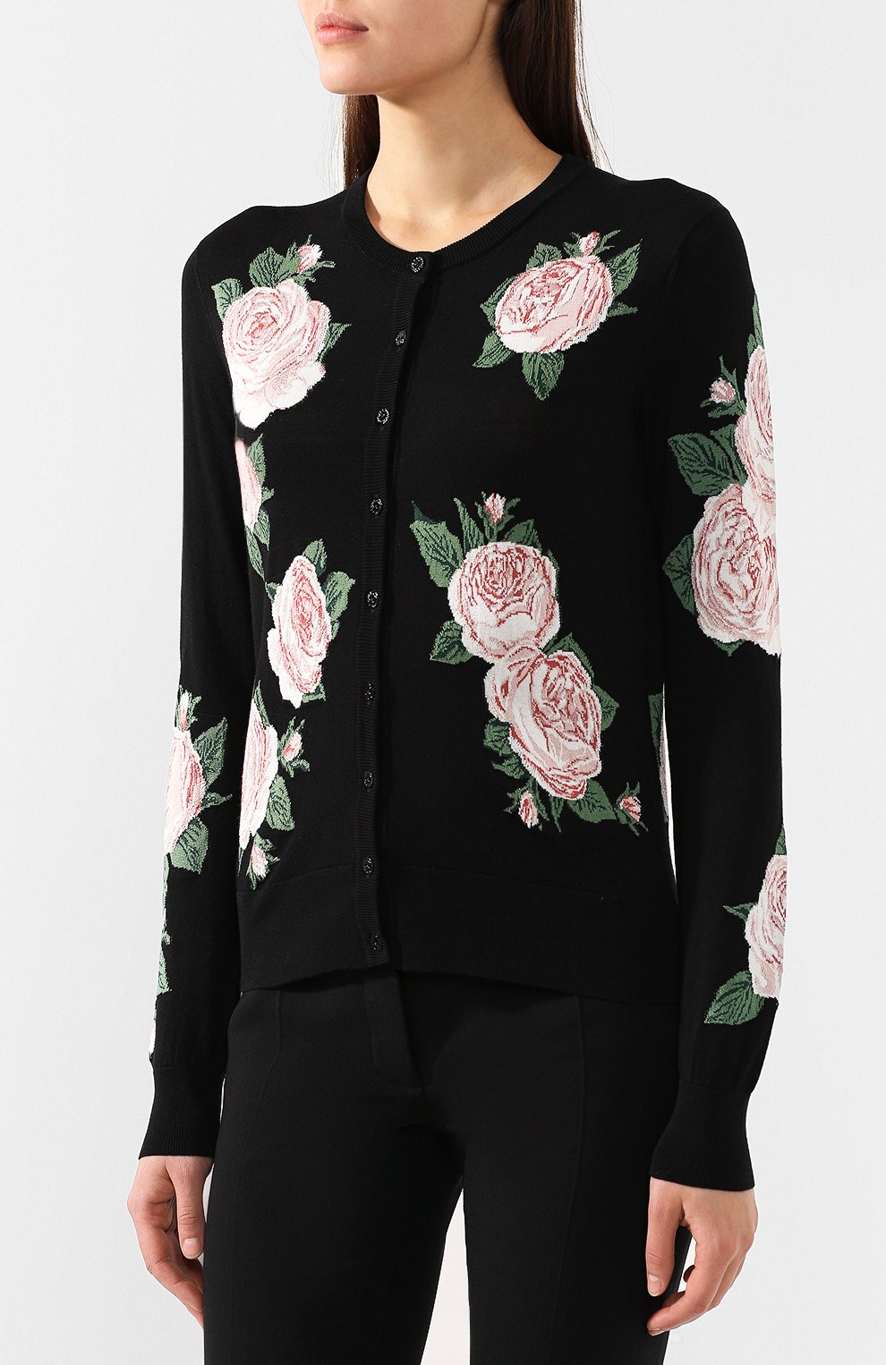 Кардиган из смеси шерсти и шелка DOLCE & GABBANA, арт. FX359T/JAMPI, фото 3