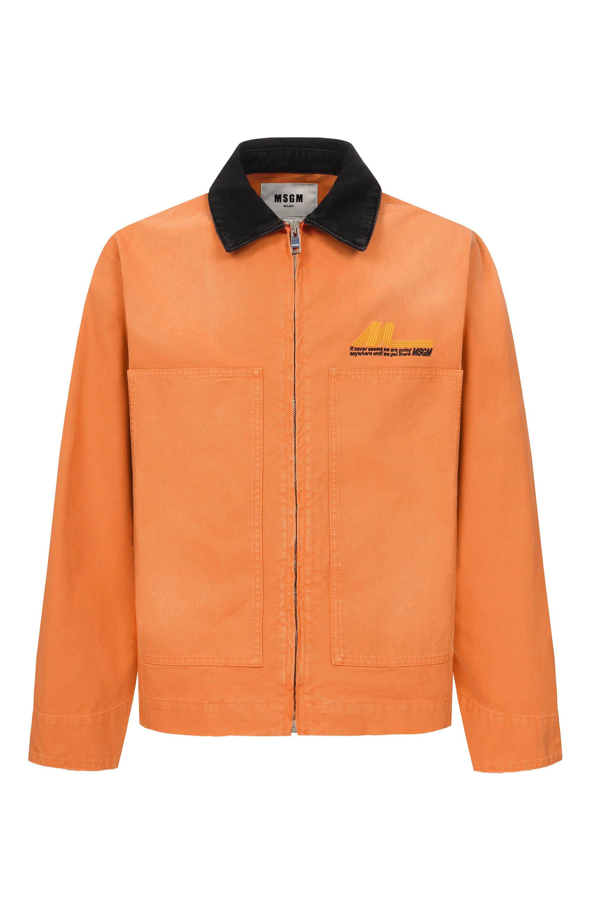 Хлопковая куртка-рубашка MSGM, арт. 4040MH231T/267089, фото 1