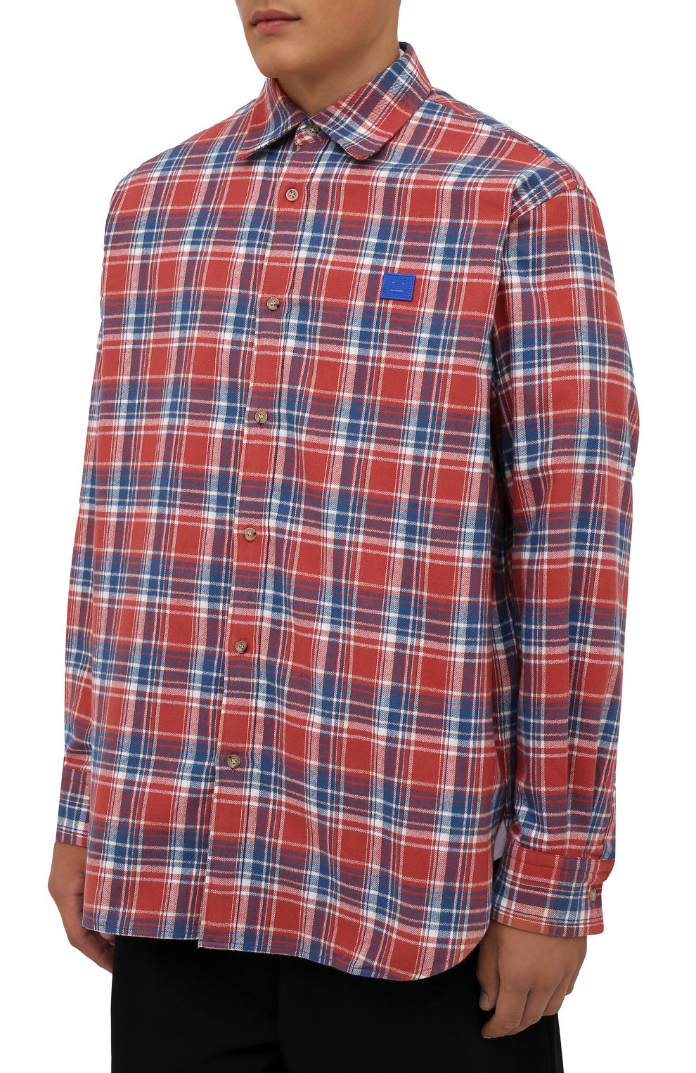 Хлопковая рубашка ACNE STUDIOS, арт. CB0031/M, фото 3