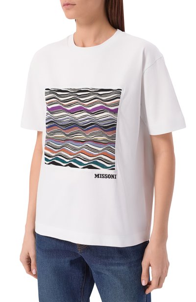 Хлопковая футболка MISSONI, арт. DS25WL06/BJ00PJ, фото 3