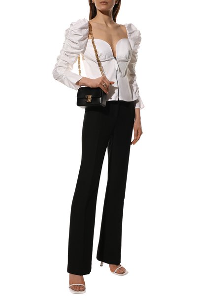 Хлопковая блузка CAROLINA HERRERA, арт. R2211N213SCT, фото 2