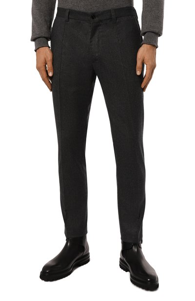 Шерстяные брюки DOLCE & GABBANA, арт. GW13ET/FU21Q, фото 3