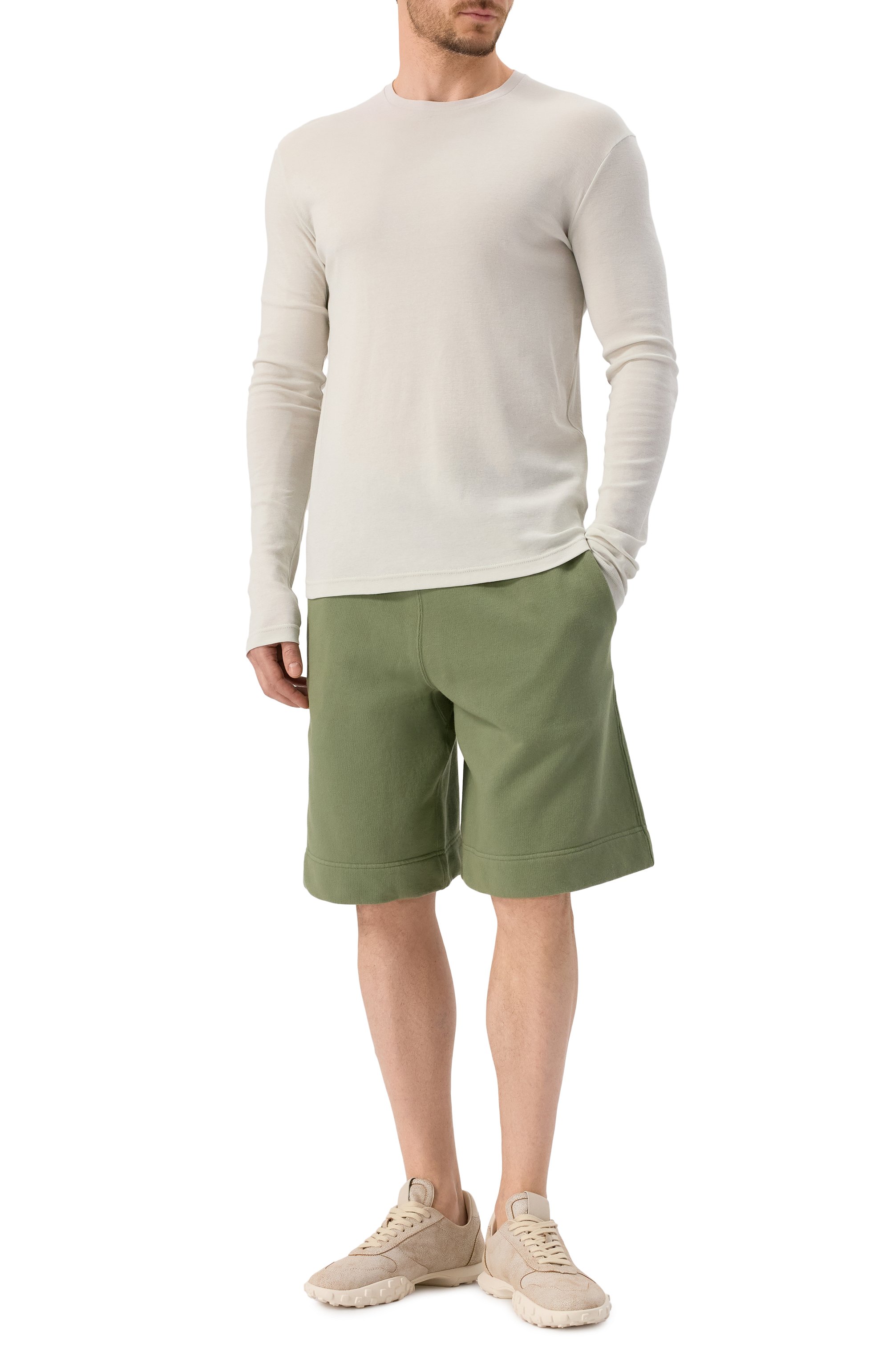 Хлопковые шорты JIL SANDER, арт. J47MU0139/J20295, фото 2