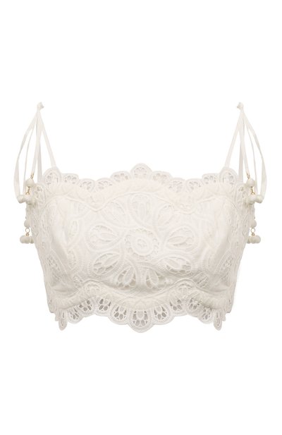 Хлопковый топ ZIMMERMANN, арт. 1442TSS242, фото 1