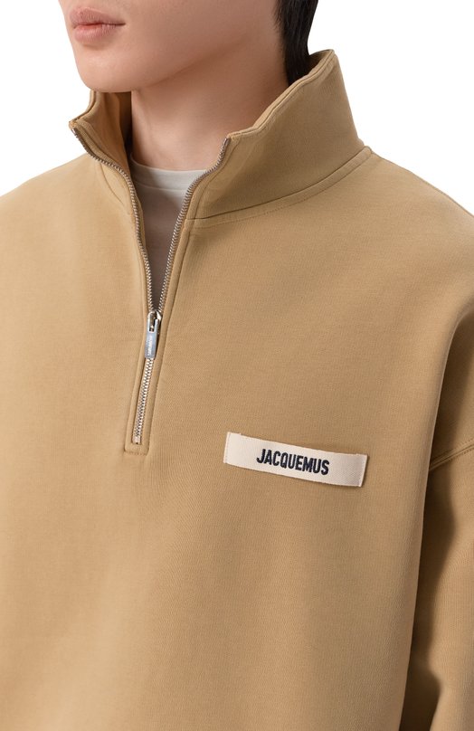 Хлопковый анорак Jacquemus 25ESSM00313/AJ00174 Бежевый  25ESSM00313/AJ00174 Фото 5