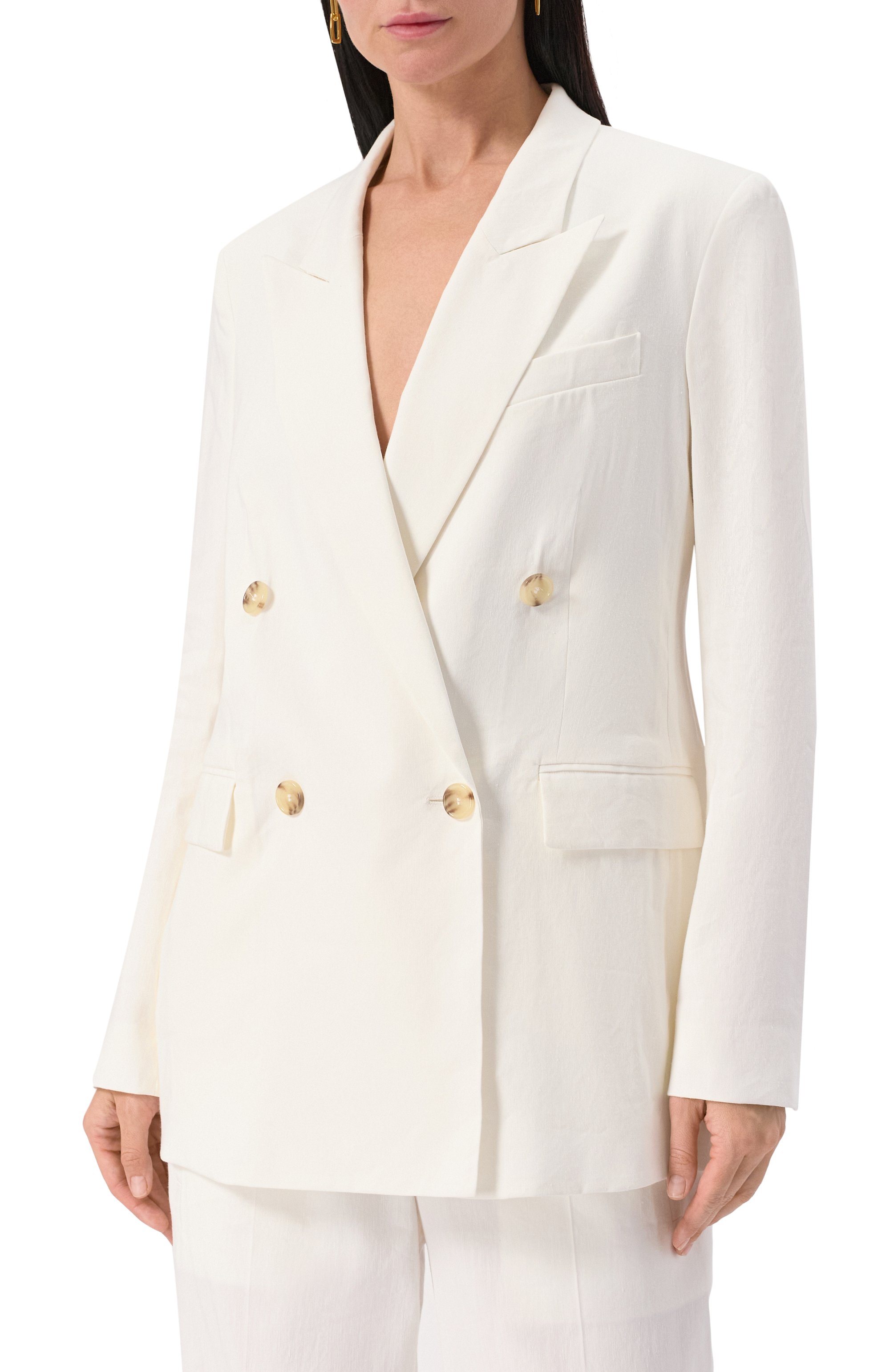 Жакет изо льна и вискозы BOSS, арт. 50537956, фото 3