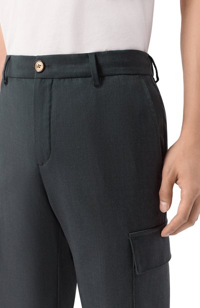 Шерстяные брюки-карго PAUL&SHARK, арт. 16314079, фото 5