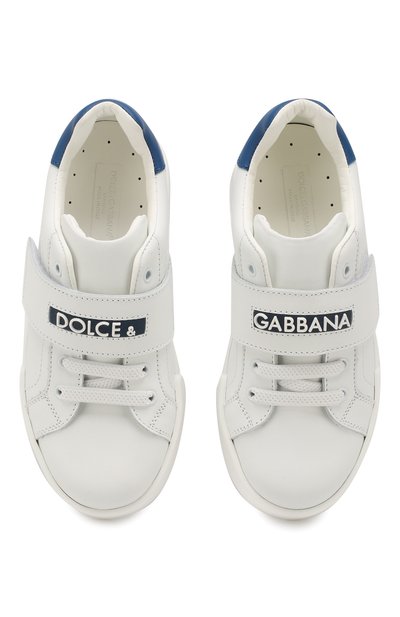 Кожаные кеды DOLCE & GABBANA, арт. DA0730/A3444/37-39, фото 4