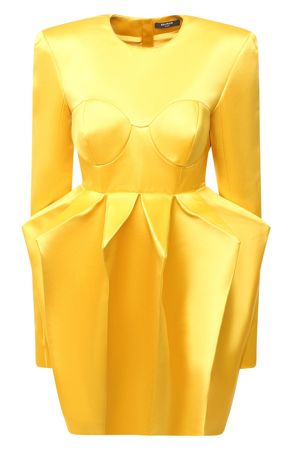 Атласное платье BALMAIN, арт. UF16294/V118, фото 1