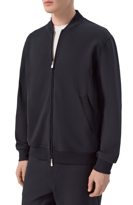 Хлопковая толстовка Brunello Cucinelli MW8639072G Чёрный  MW8639072G Фото 3