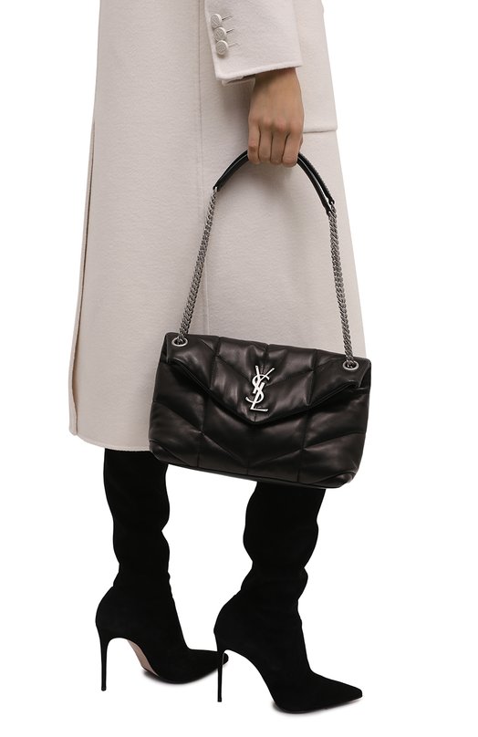 Сумка Puffer Loulou small Saint Laurent 577476/1EL00 Чёрный  577476/1EL00 Фото 2