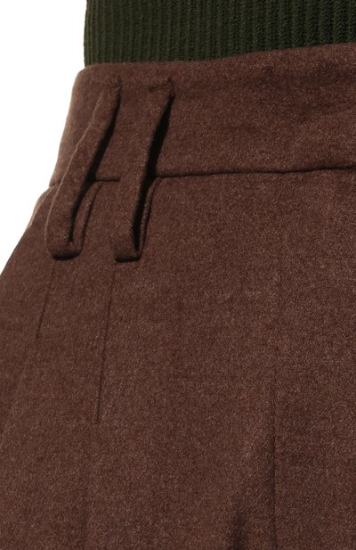 Брюки ALINE коричневого цвета по цене 30000 руб., арт. AL22FW120303, фото 5 Брюки ALINE, арт. AL22FW120303, фото 5