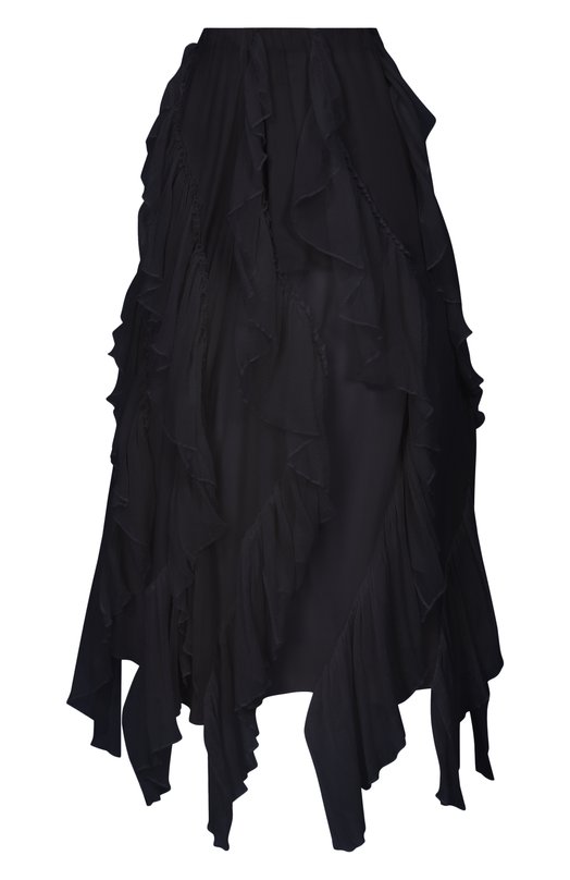 Шелковая юбка Isabel Benenato DW965S26 Чёрный DW965S26