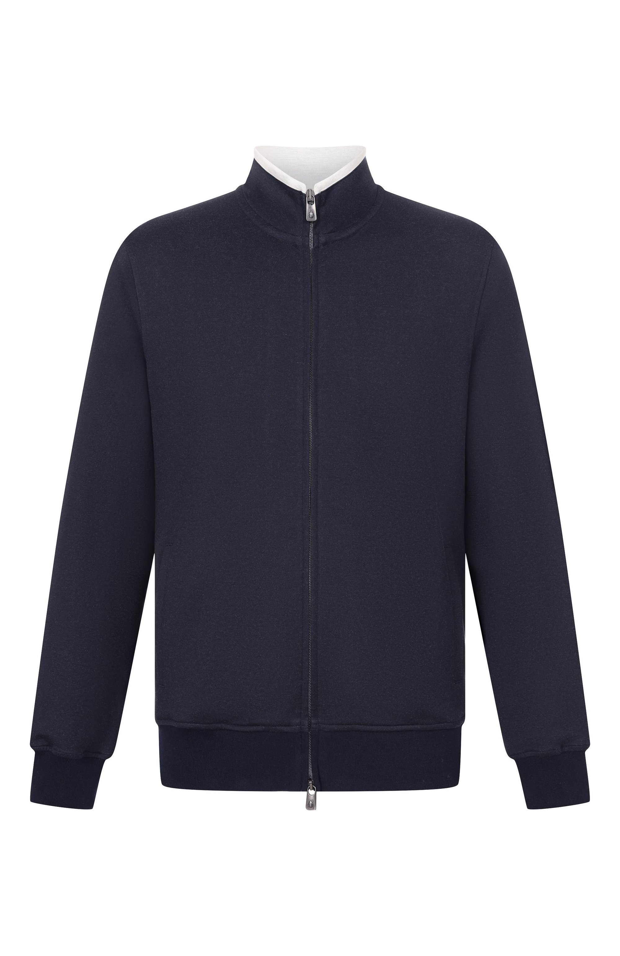 Толстовка из хлопка и шелка CAPOBIANCO, арт. 20M452.DS00._001, фото 1