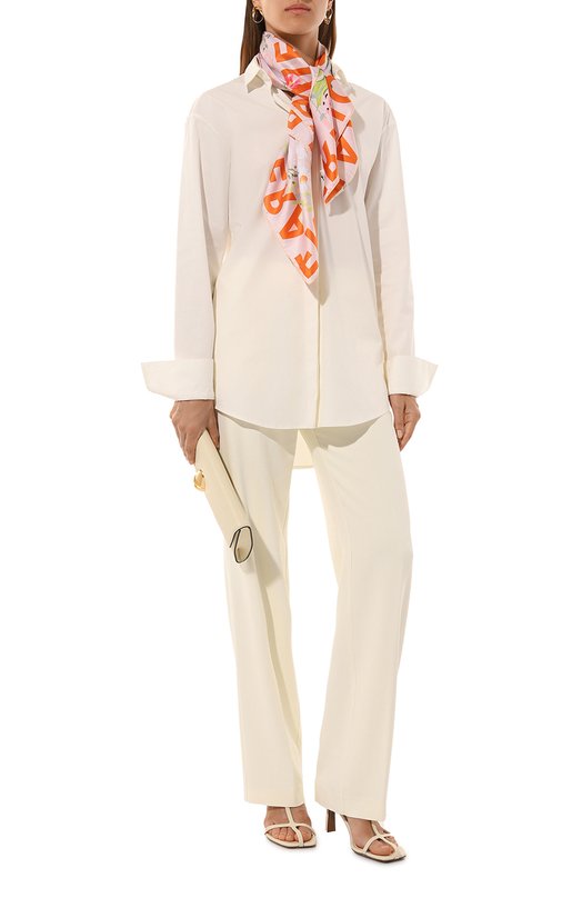 Шелковый платок Leonard Paris Разноцветный, фото 2