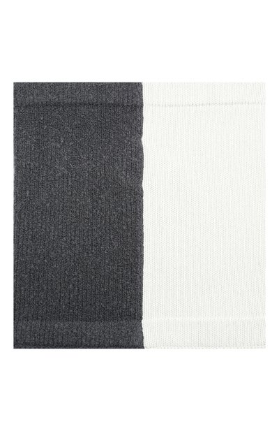 Шерстяной шарф-снуд STONE ISLAND светло-серого цвета по цене 16050 руб., арт. 7115N08D3, фото 3 Шерстяной шарф-снуд STONE ISLAND, арт. 7115N08D3, фото 3