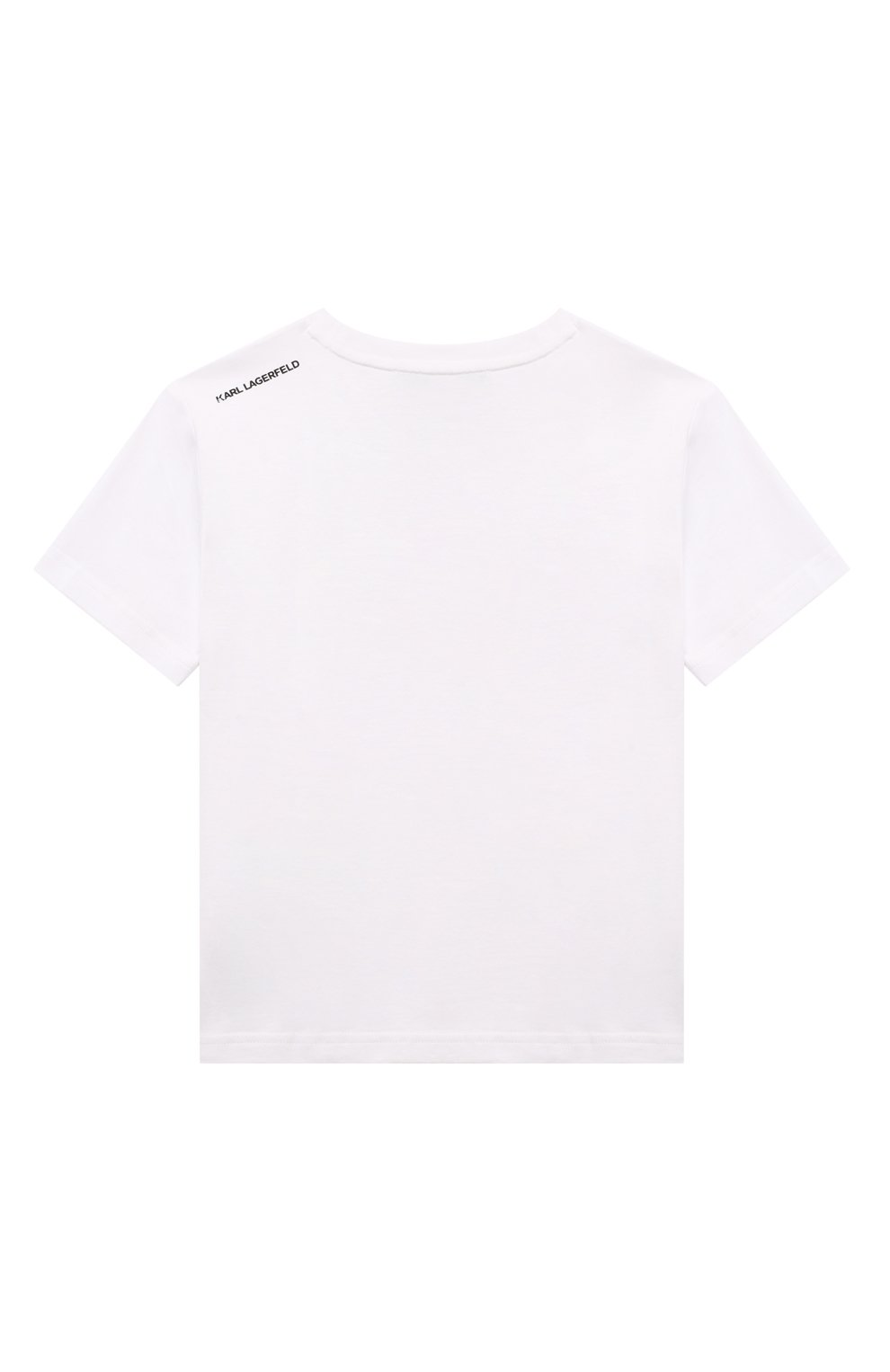 Хлопковая футболка KARL LAGERFELD KIDS, арт. Z30239, фото 2
