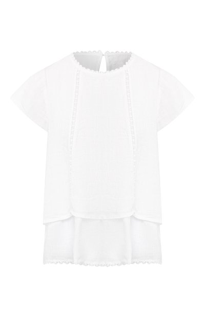 Женский льняной топ 120% LINO, арт. P1W19EZ/D703/000