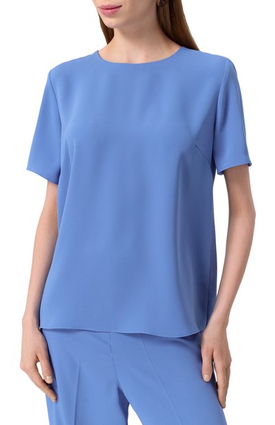 Топ P.A.R.O.S.H. голубого цвета по цене 32800 руб., арт. D312430, фото 3 Топ P.A.R.O.S.H., арт. D312430, фото 3