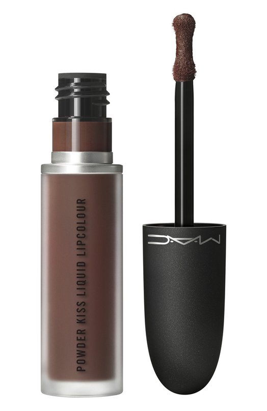 фото Жидкая губная помада powder kiss, оттенок chestnut (5ml) mac