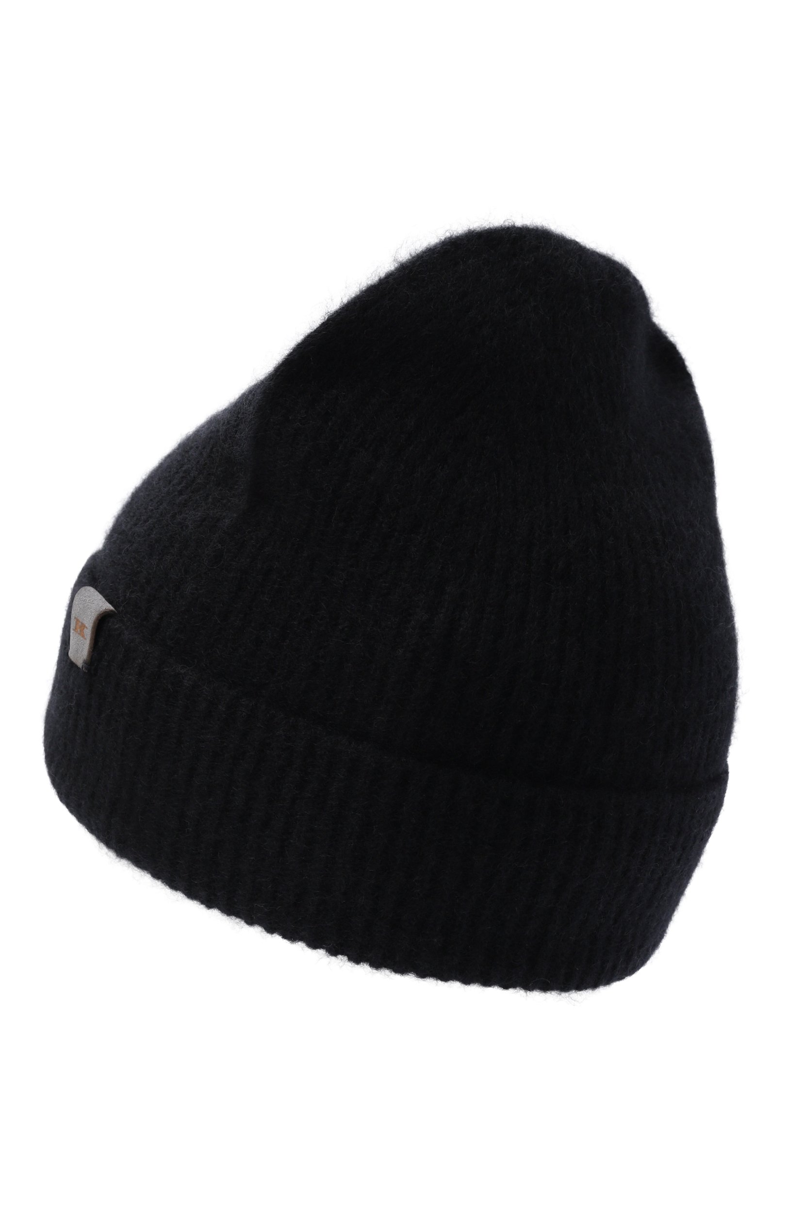 Шапка из кашемира и шелка KITON черного цвета по цене 36300 руб., арт. D60768K0501, фото 2 Шапка из кашемира и шелка KITON, арт. D60768K0501, фото 2