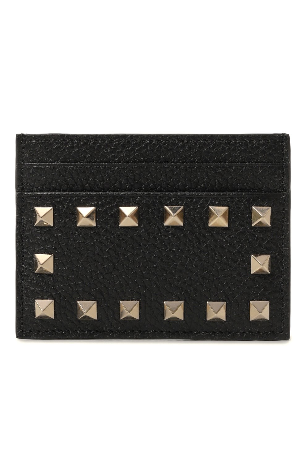 Кожаный футляр для кредитных карт VALENTINO черного цвета по цене 28050 руб., арт. 5W2P0486/VSH, фото 1 Кожаный футляр для кредитных карт VALENTINO, арт. 5W2P0486/VSH, фото 1