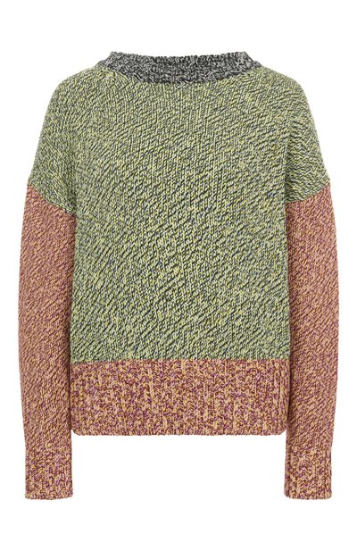 Женский свитер из хлопка и шерсти WEEKEND MAX MARA, арт. L0LA