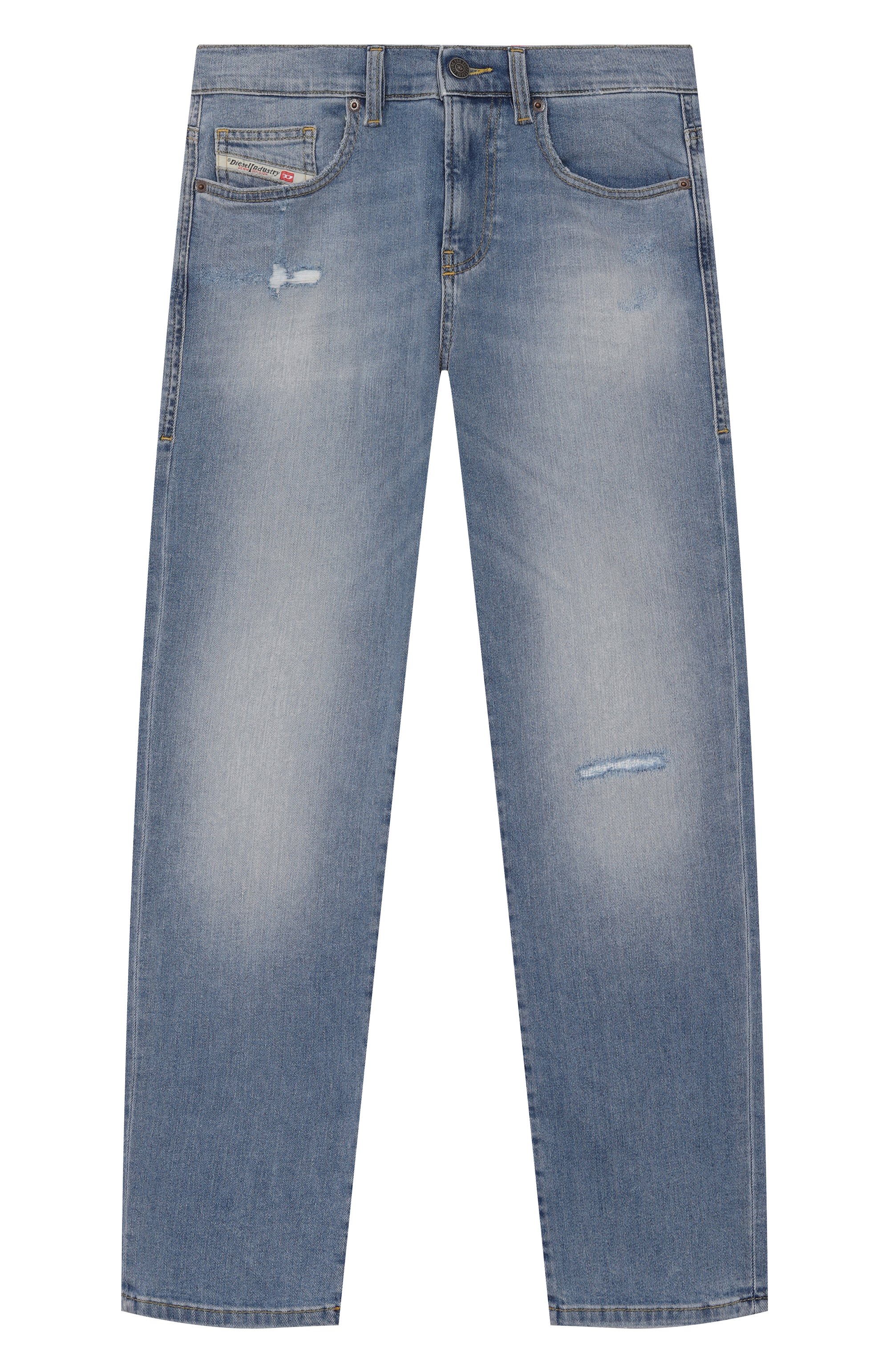 Джинсы DIESEL голубого цвета по цене 13950 руб., арт. J00809/KXBNY, фото 1 Джинсы DIESEL, арт. J00809/KXBNY, фото 1